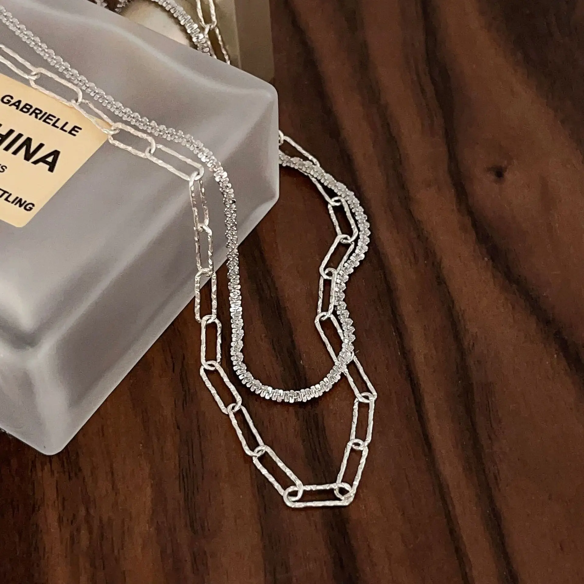 

Роскошный брендовый уникальный двухслойный браслет из стерлингового серебра 925 пробы со звездным небом для женщин, модные оригинальные ювелирные изделия, бутик аксессуаров