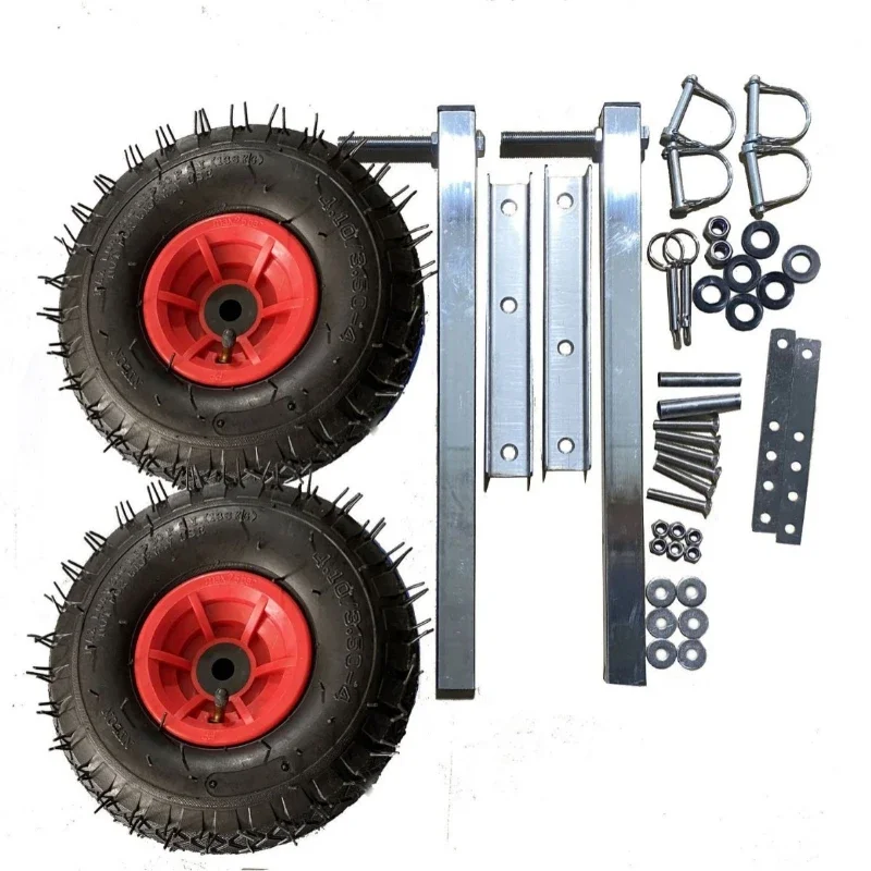 

Rubber boat stern wheel C inflatable wheel solid wheel assault boat tug