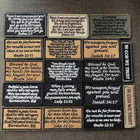 Bible Patch Military Tactical Emblem Decorative Embroidered Patches IN GOD WE TRUST Appliqued Stripes Stickers Hook Loop Chevron