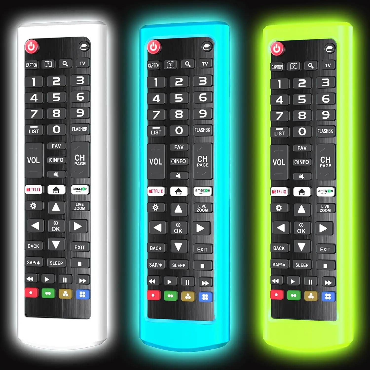 2-Pcs Luminous Sili… - image