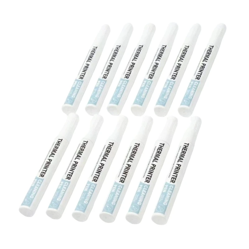 U2JE Thermal Head Cleaning Pen Set for Barcode, Receipt and Shipping Printers Use
