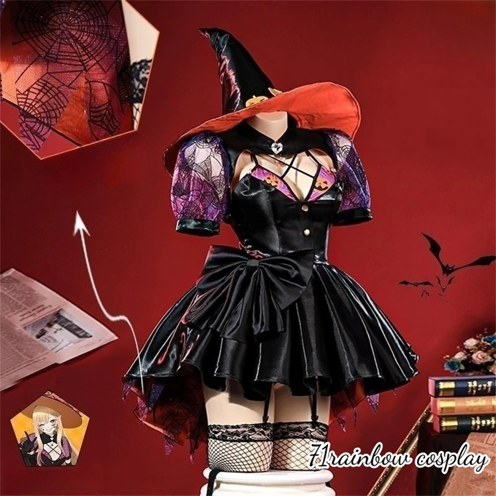 

My Dress-Up Darling Kitagawa Marin Halloween Cosplay Costume Woman Roloplay Dress Uniforms Sets Anime Cosplay Costumes