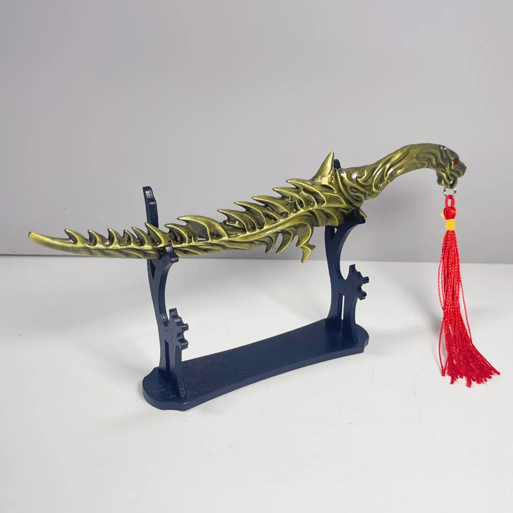 9.8 polegada elden faca de metal katana espada original samurai sabre ninja faca japonês katana sabre cosplay acessórios prop brinquedo