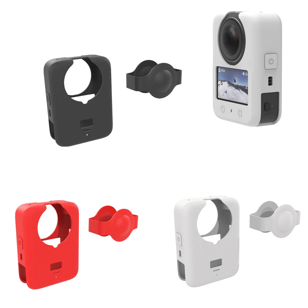 

Silicone Case Cover for DJI Osmo 360, Soft Protective Sleeve Skin Cover with Lens Protector Anti-Scratch Camera Case Accessories