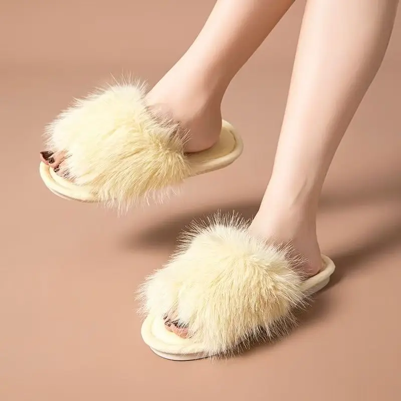 

2026 Comfortable Soft-Soled Cotton Slippers For Autumn And Winter Providing Warmth Quietness And Good Grip