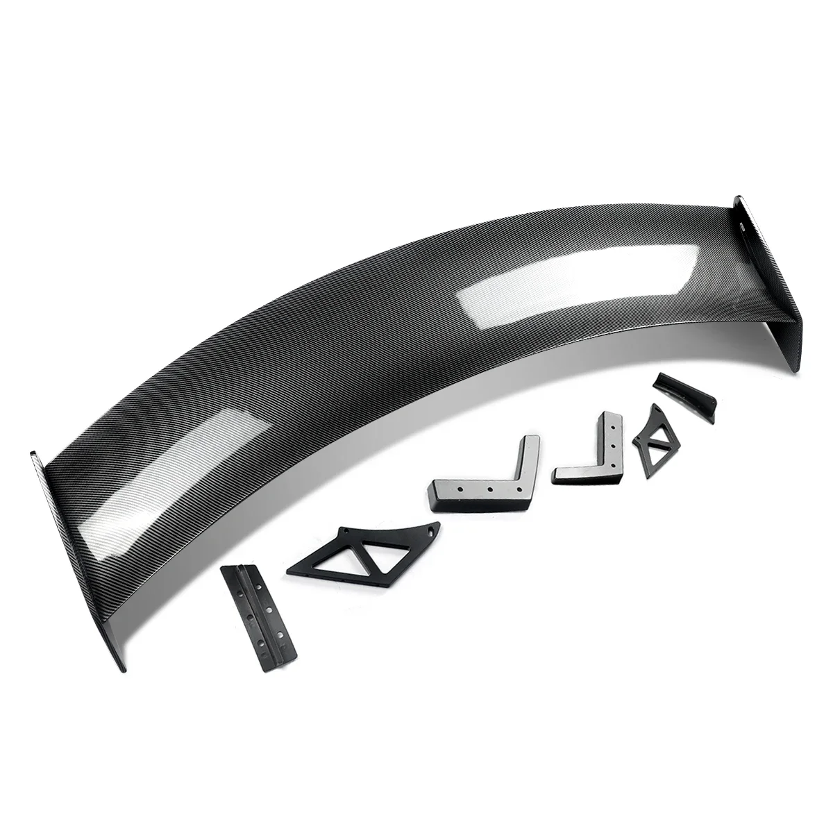 Ala spoiler per bagagliaio posteriore per Ford Mustang GT500 GT Style 2 porte effetto carbonio 15-22