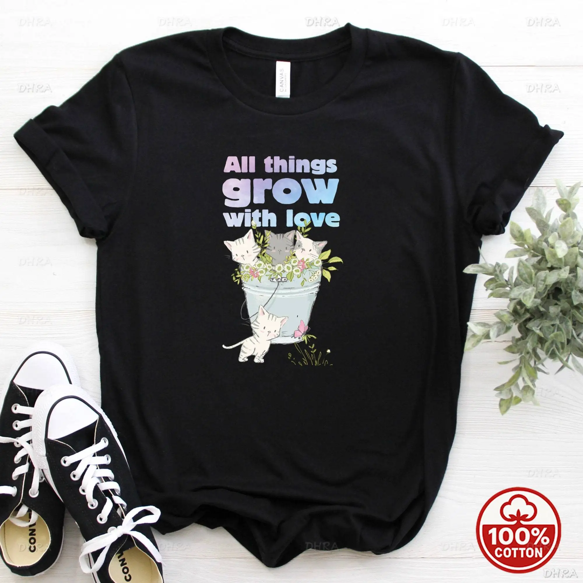 Cute Cat Lover Gift T-Shirt - 