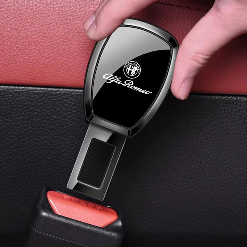 

Car Seat Belt Clip Extender Safety Seatbelt Extension Plug Auto Accessorie For Alfa Romeo 4C 159 166 Spider Giulia 156 147 8C GT