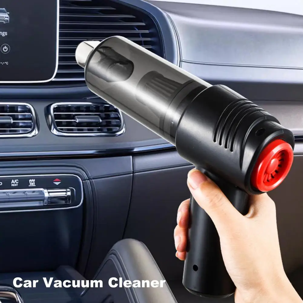 Car Mini Vacuum Cleaner with High-Speed Motor Strong Suction Pet Hair Vacuum Rechargeable Air Duster Wireless Handheld Vacuum