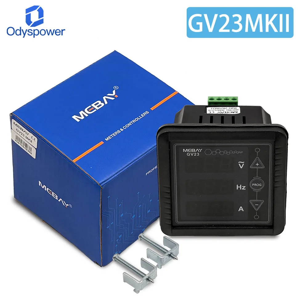 

Генератор MEBAY GV23 MKII, электрическая мощность, умный аналоговый цифровой измеритель напряжения переменного тока, частоты, тока, тестер энергии, однофазный