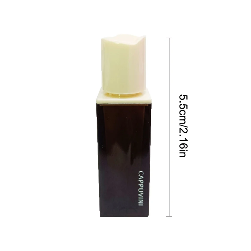 Cappuvini Mat Lip Gloss Couleur nue Base pour les lèvres Maquillage Cosmétiques imperméables et durables - Ambre mystérieux Mousse de boue pour les lèvres lisse et soyeuse