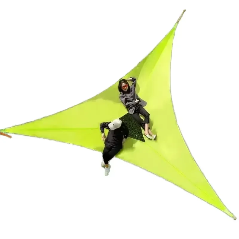 Multiplayer Triangle Hammock Portable Mesh Hanging Tree Tent Outdoor Camping Hammock