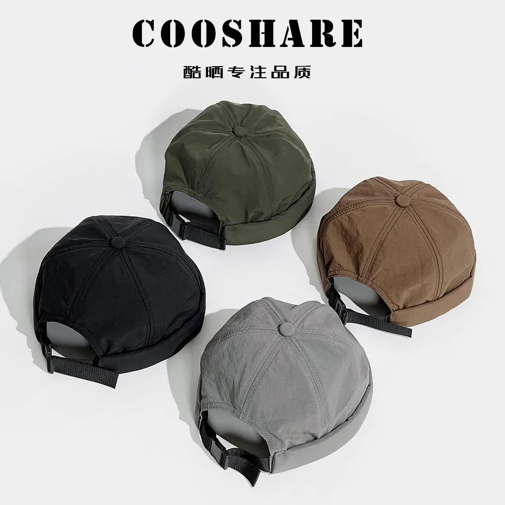 

Cap Thin quick-drying Hat Men Women Summer Cap Brimless Landlord Caps Retro hip-hop Cap Melon Hats Beanie Casquette Y2k