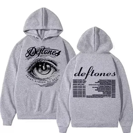 سويت شيرت رجالي من Deftones مطبوع عليه فرقة الروك للخريف والشتاء مريح وناعم عالي الجودة كاجوال دافئ بأكمام طويلة #3