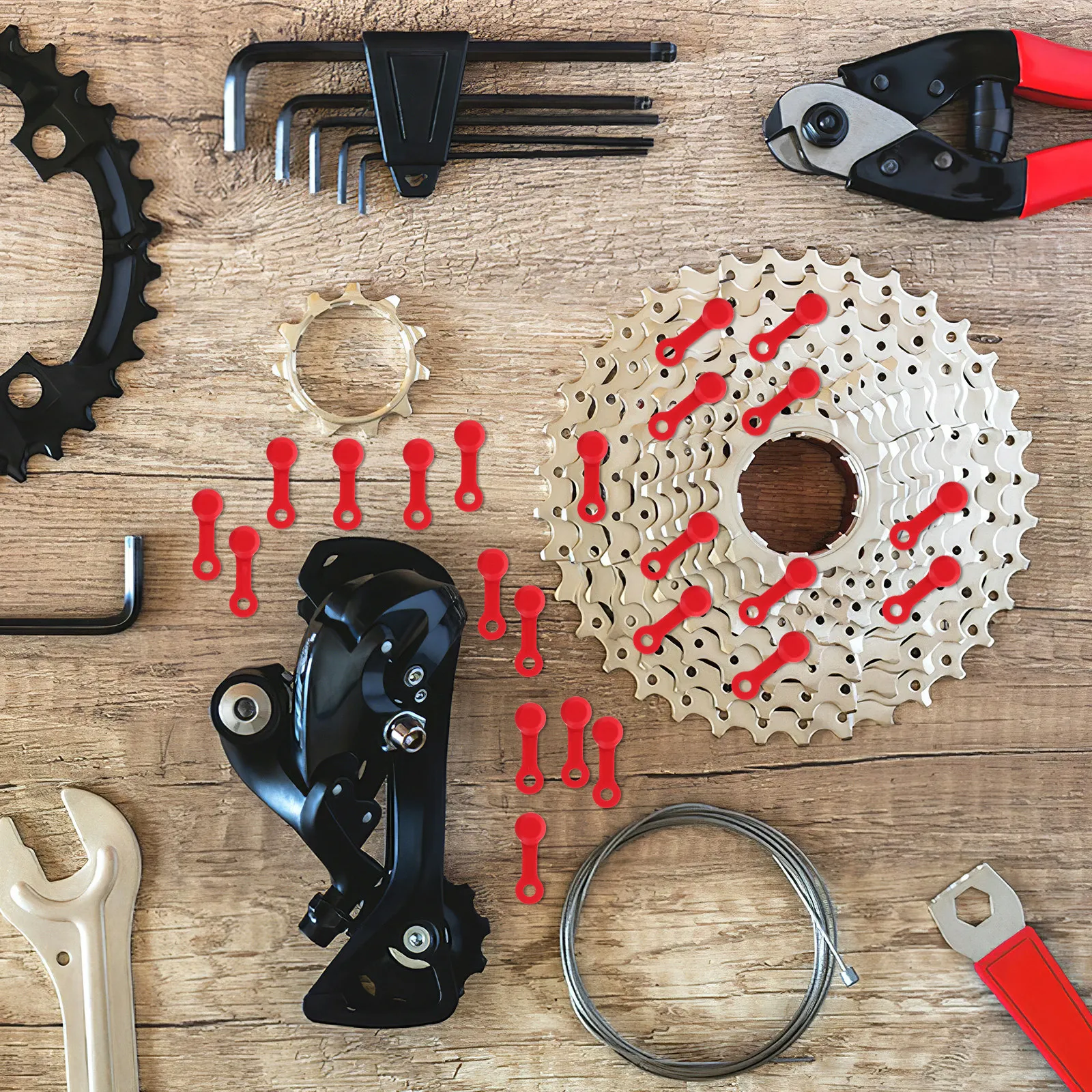 20Pcs Bicycle Brake Bleeder Screw Caps Plastic Dust Covers Hydraulic Bike Brake Bleed Caps Professional Bleed Cap Set