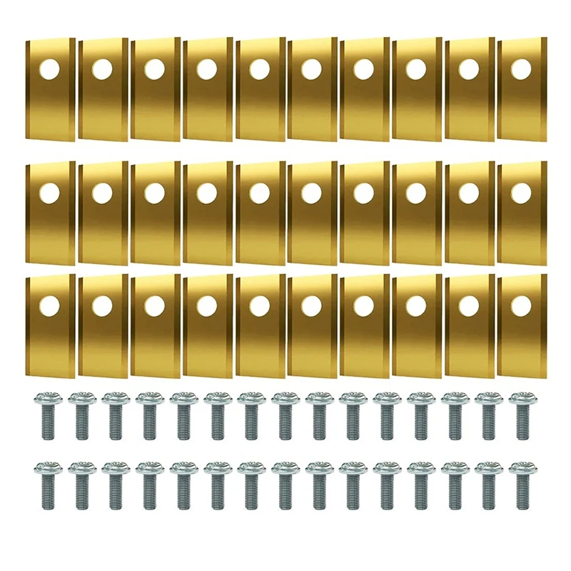 30Pcs Edelstahl Klingen Ersatz Für Worx Landroid Robotic Rasenmäher Schneiden Klinge Set Rasenmäher Teile