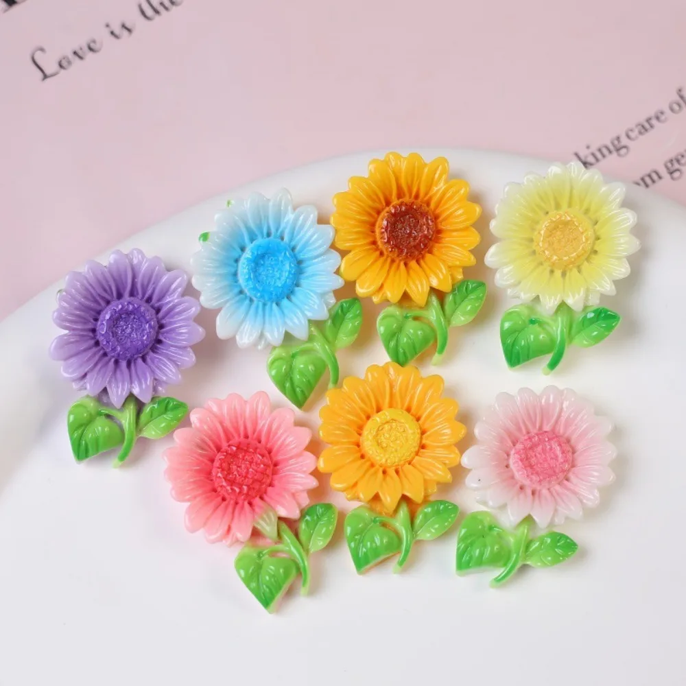 7pcs Shoe Charms ABS Decorations Accessories DIY Sunflower C