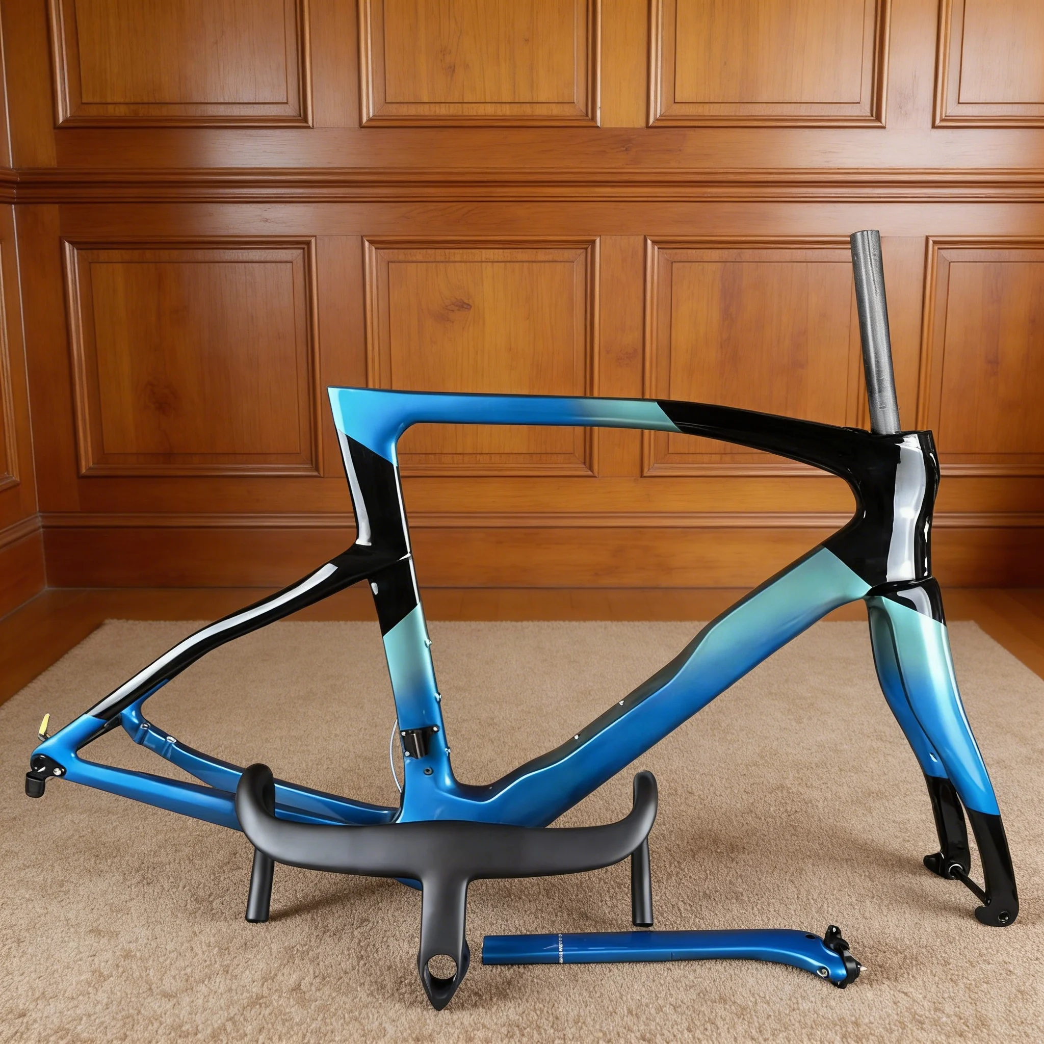 

F14 carbon fiber bicycle frame, disc brake/rim brake road bicycle frame, BB68 aerodynamic carbon fiber road bicycle frame.