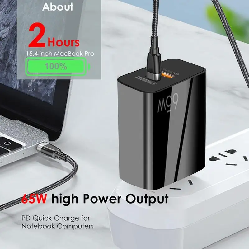 Phone Wall Charger 16W Fast PD Laptop Charger With 5 Ports Lightweight Wall Charger Desktop Charging Station Gift For Family