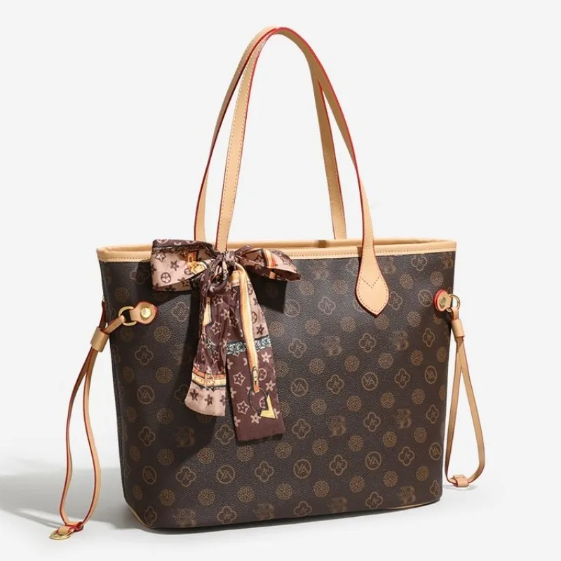 2026 New Arrival: Vintage-Inspired Printed Large Tote Bag - Your Perfect Commuting Companion