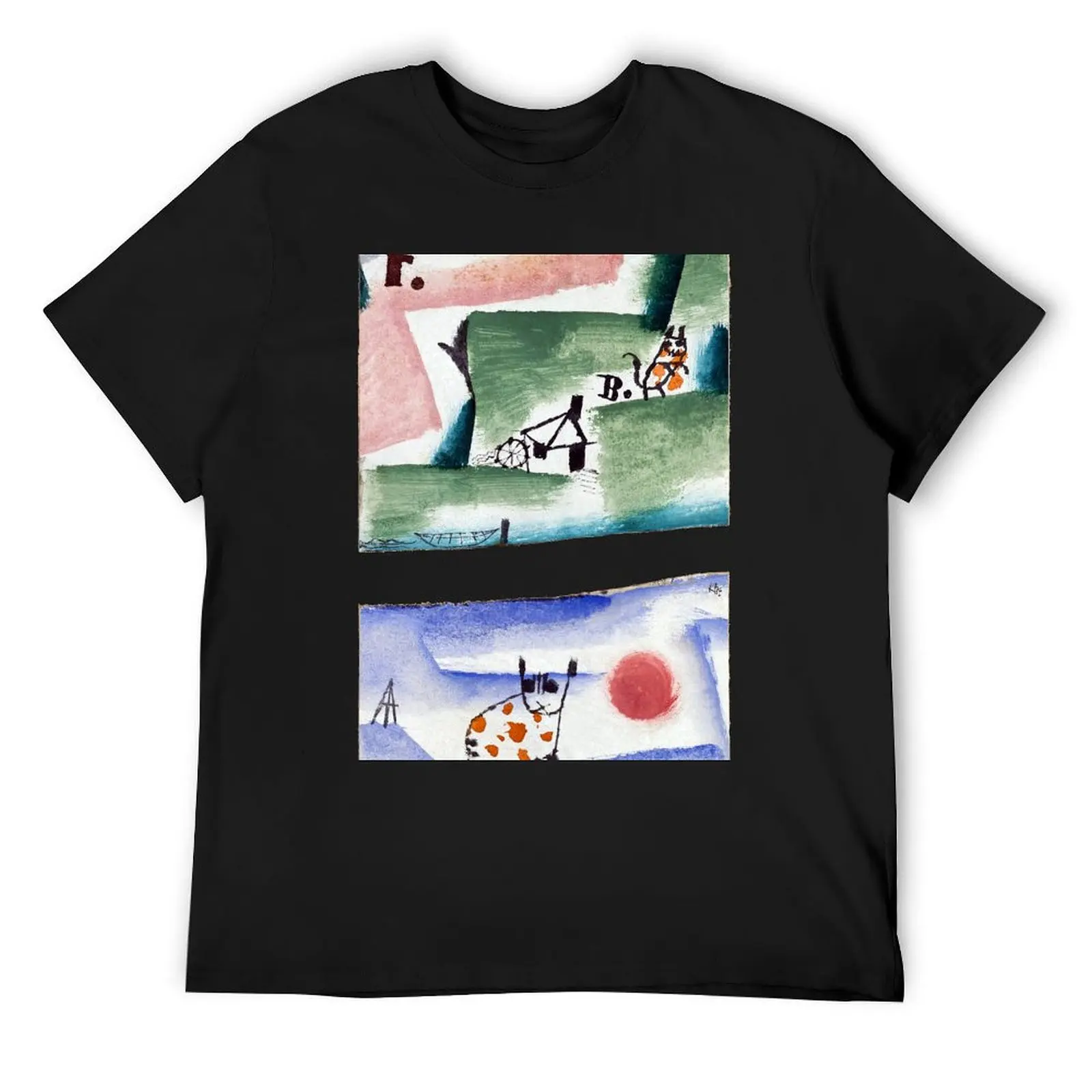 

Tomcats Turf by Paul Klee Bauhaus T-Shirt Anime t-shirt custom shirt Clothing t shirts for men graphic