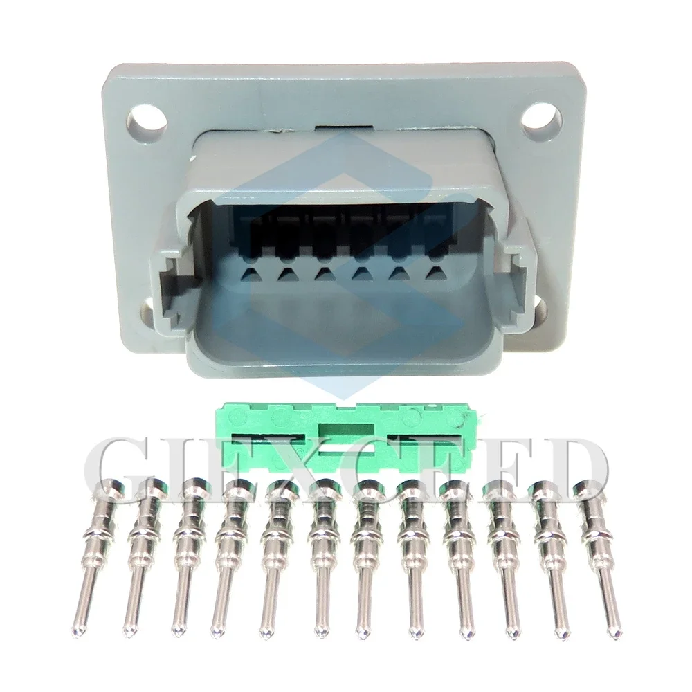 

1 комплект, 12-контактный автоматический жгут проводов, пластиковая розетка для корпуса DT04-12P-L012, водонепроницаемый разъем переменного тока с терминалом