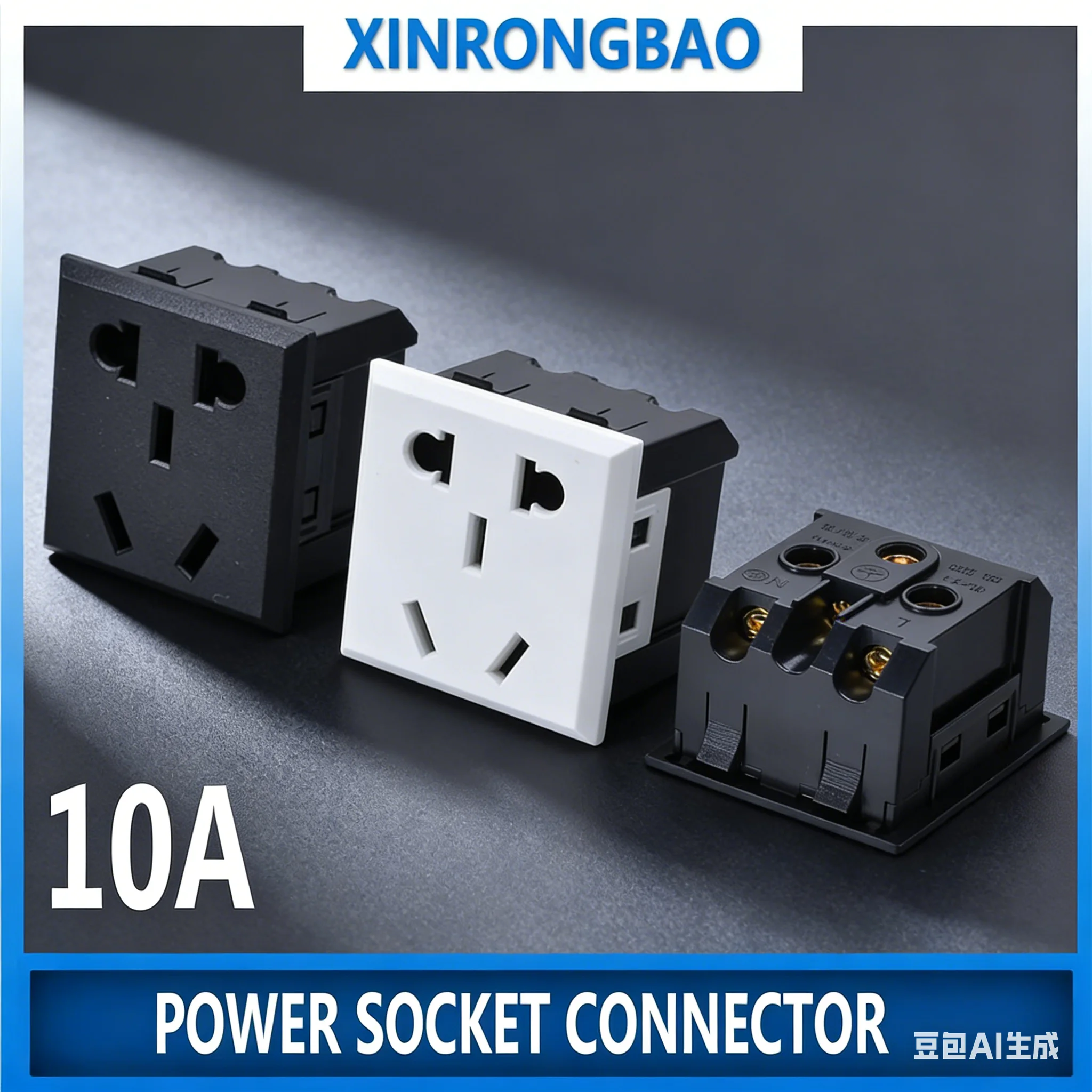 AU 10A250V Australian standard desktop socket  power socket embeddedCard-type DC charging power socket module TO PROTECT THE DOO