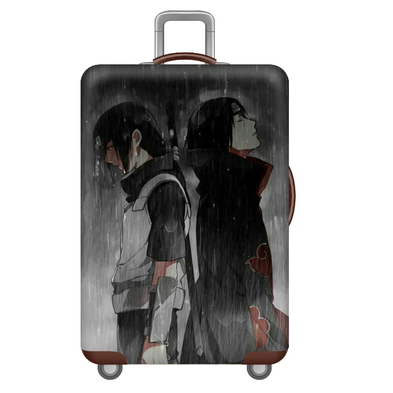 Anime Naruto copertura elastica per bagagli valigia copertura protettiva animazione addensare custodia per bagagli tag decorazione per Trolley da