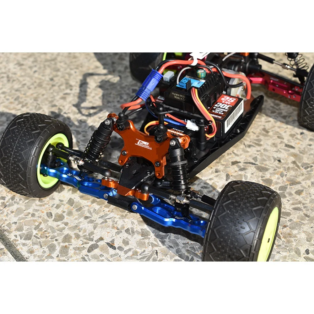 โลหะด้านหน้าสําหรับ LOSI 1/18 Mini-T 2.0 2WD สนามกีฬารถบรรทุก RC รถอะไหล่อัพเกรด,6