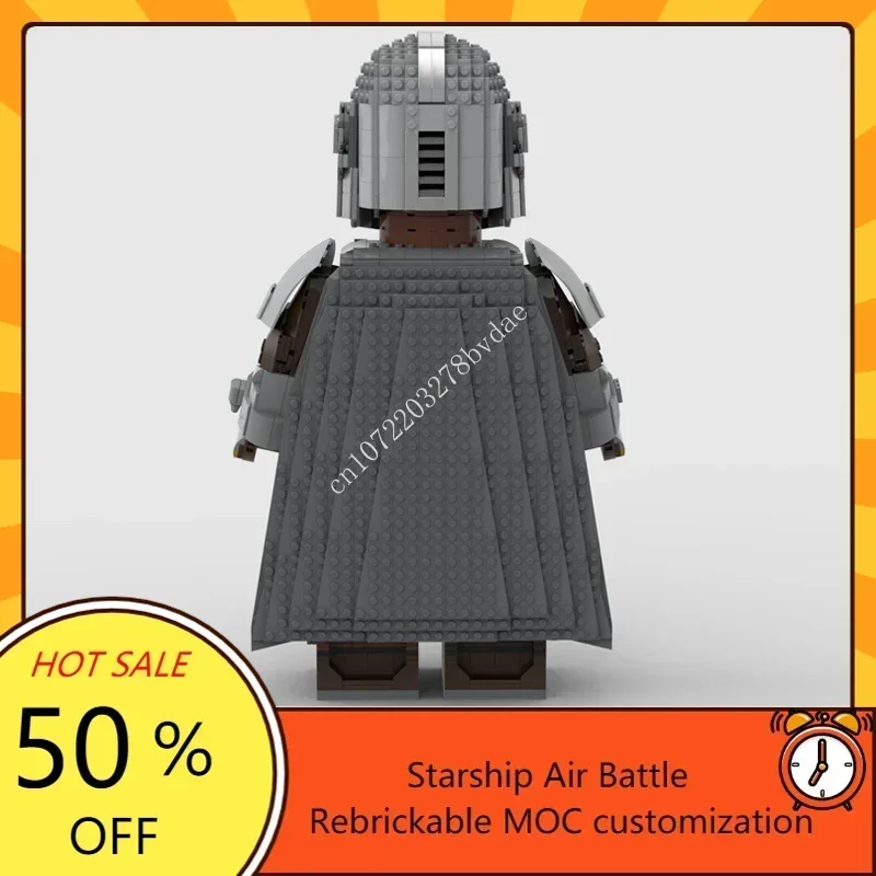 MOC Space Battle Series Mega Figure Model Technology DIY Creative Custom Puzzle Assembly Toys Kids Gifts
