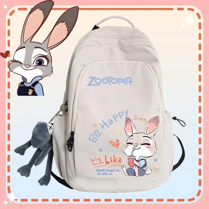 حقيبة كتف ديزني زوتوبيا اللطيفة جودي ونيك، حقيبة ظهر كروس، حقيبة ظهر مكتبية للطلاب، هدايا العيد #1