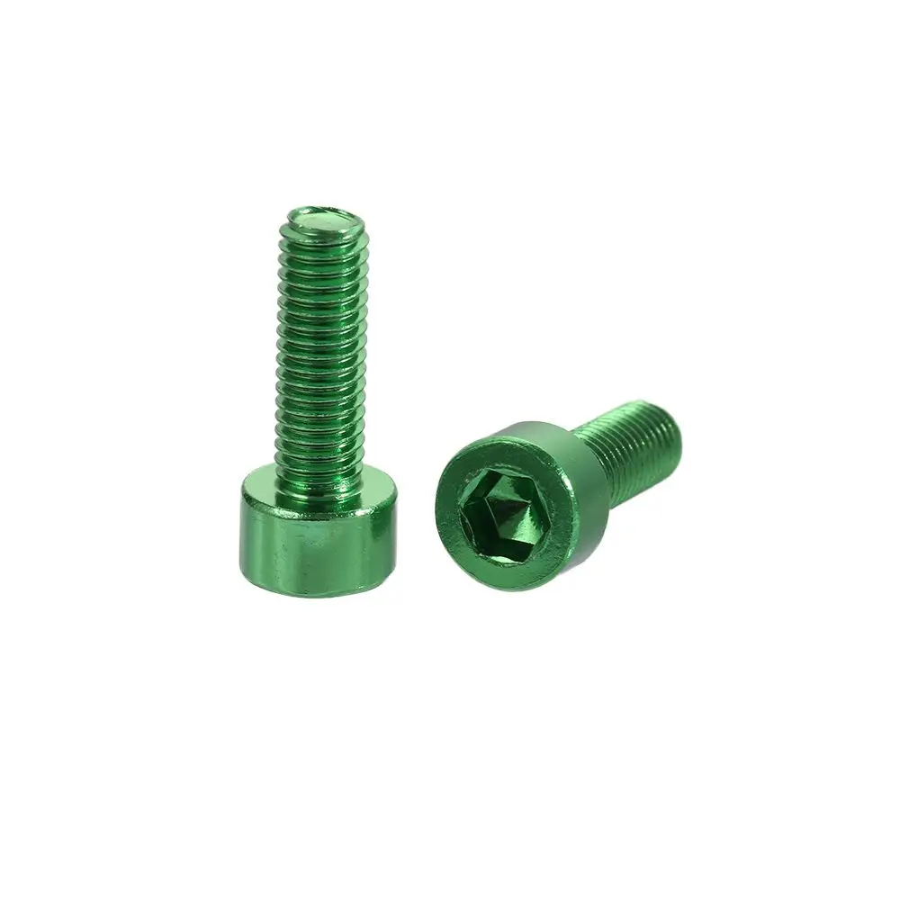 Durable 7 Colors Road Bike 2Pcs/Set M5 Aluminum Alloy Water Bottle Cage Bolts Kettle Rack Screw Bike Bottle Holder Screw