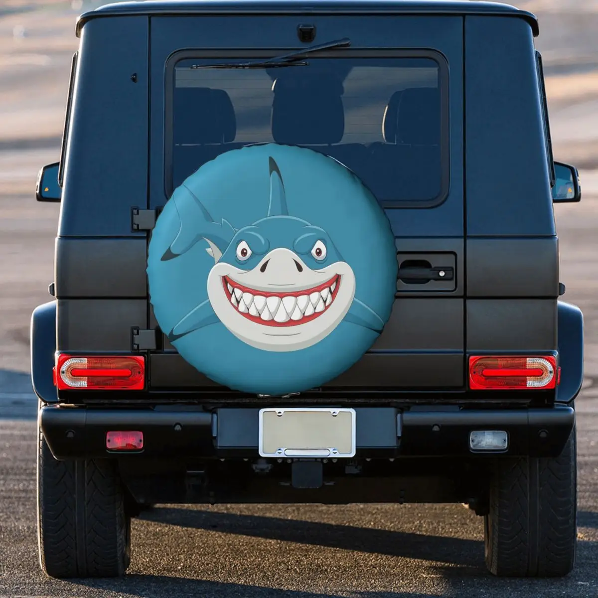 Funny Shark Tire Cover Wheel Protectors Weatherproof Universal for Jeep Trailer RV SUV Truck Camper Travel Trailer