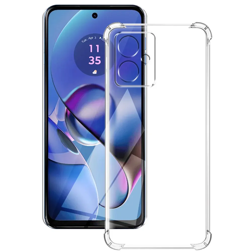 For Motorola Moto G54 Case Shockproof Clear Soft Silicone TPU Phone Case For Moto G53 Cover Coque For Moto G54 5G Global Fundas