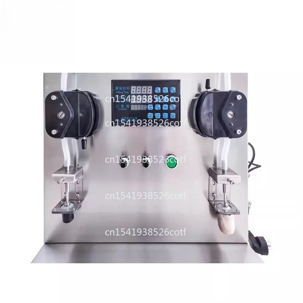 LRDB-2A Double Head Multi-Function UV Nail Polish Glue Lotion Mascara Liquid Filling Machine Dispensing Machine