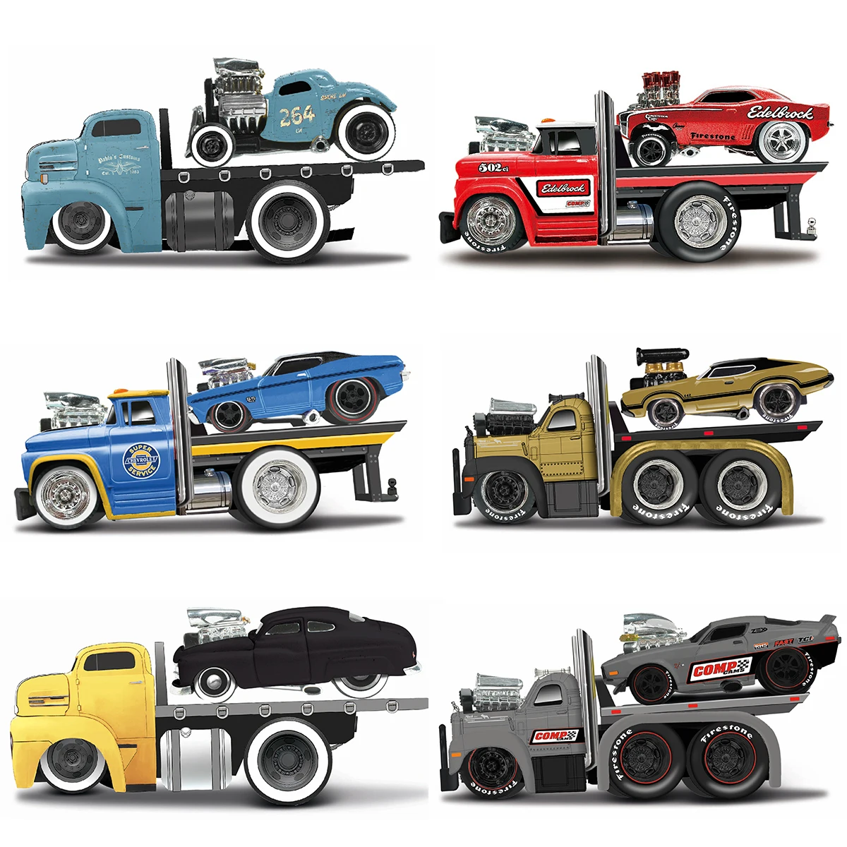 

1/64 New Arrival Special Price Diecast Metal Muscle Fuel Tank Transport Truck Model Furniture Display Collection Toys Children