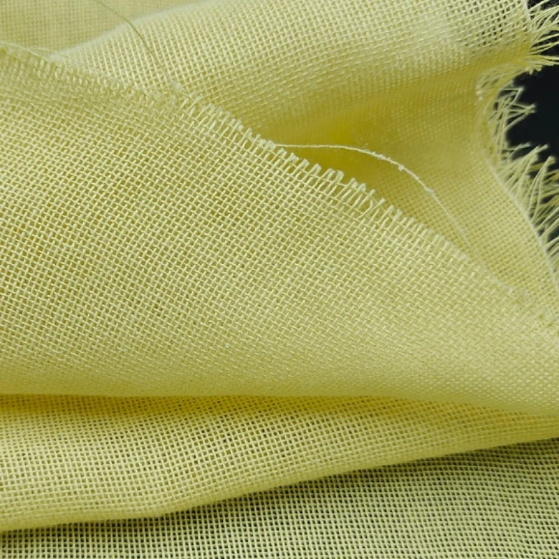 30cm/50cm/100cm Yellow Color Kevlar Mesh Fabric Aramid Fiber Net Cloth Carbon Fiber Fabric for DIY Sewing Clothing Vest Jacket