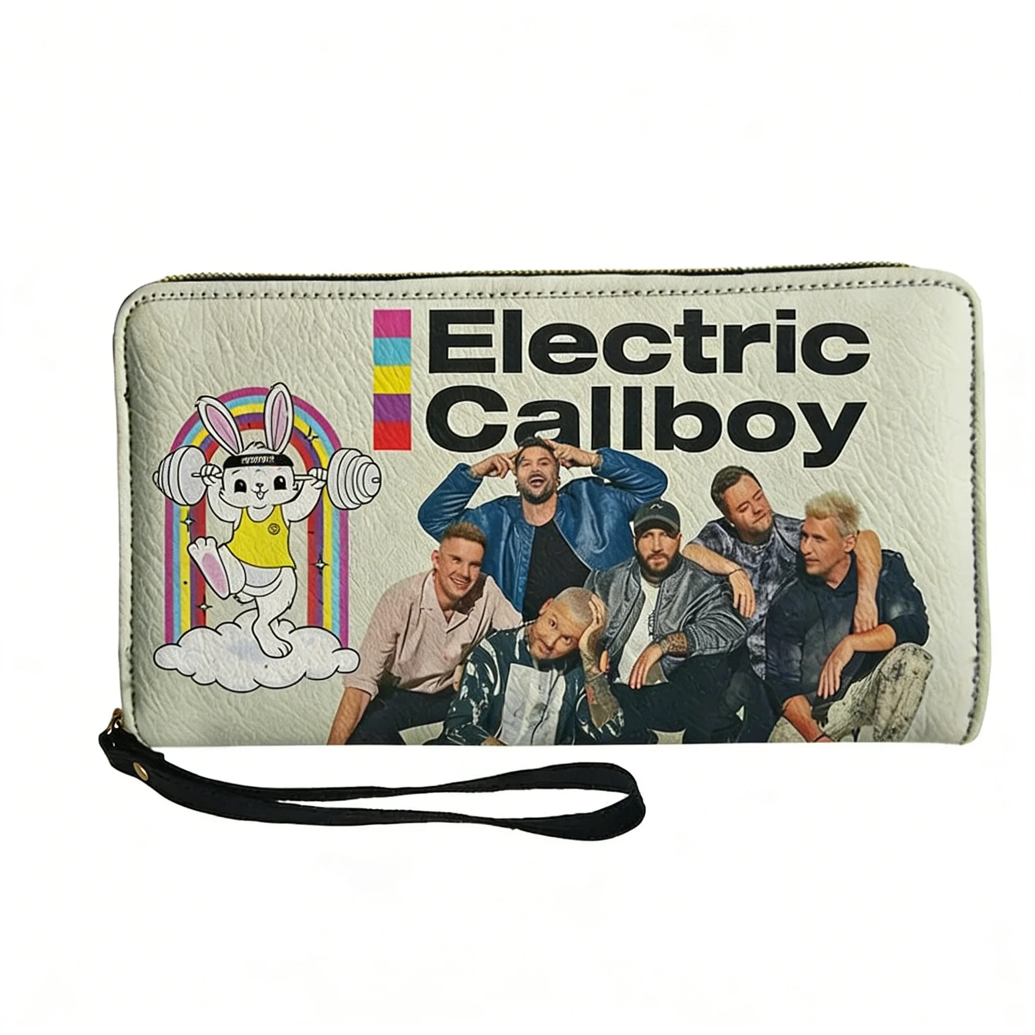 

Электронный кошелек-портмоне Electric Callboy с индивидуальным дизайном, мужской и женский, на молнии, длинный, с двойным принтом, портативный, подарочная сумка