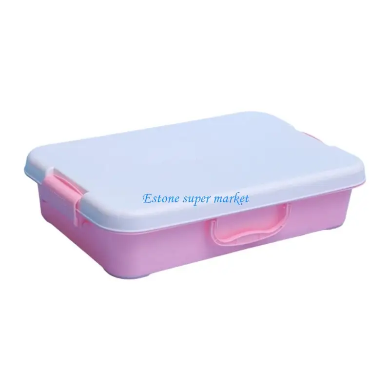 090B Kids Play Sand Storage Box Stackable Colorful Trays for Indoor Outdoor Activities