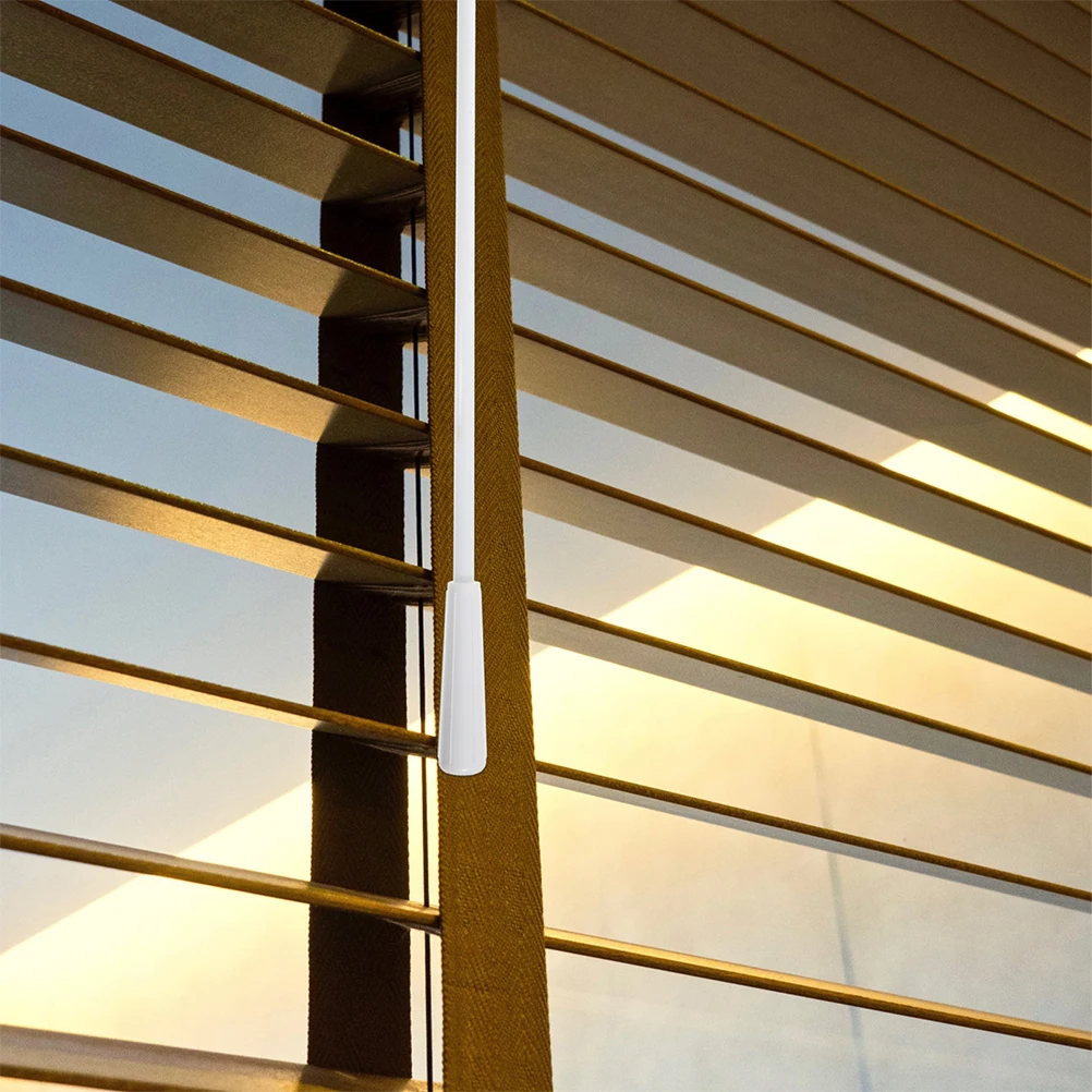 

2Pcs Fiberglass Blind Sticks Sturdy Replacement Curtain Pull Rods Easy Match for Window Blinds Vertical Blind Tilt Wands