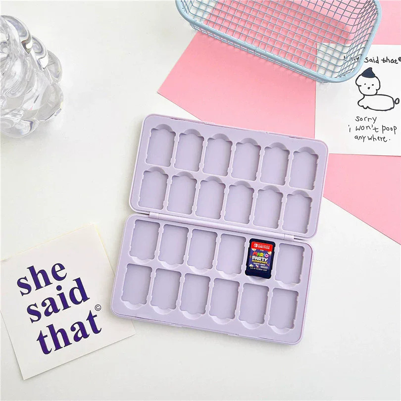 Pokemon Pikachu Switch Spielkarten-Aufbewahrungskoffer für Nintendo Switch Oled Cartoon Silikon Aufbewahrungsbox Spielkonsolen-Zubehör