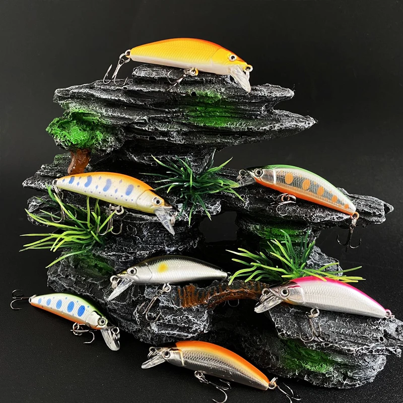 5g 50mm Sinking Minnow Fishing Lures Twitch Wobblers Artificial Hard Baits for Peche Trout Plastic Swimbait Jerkbait Equipment