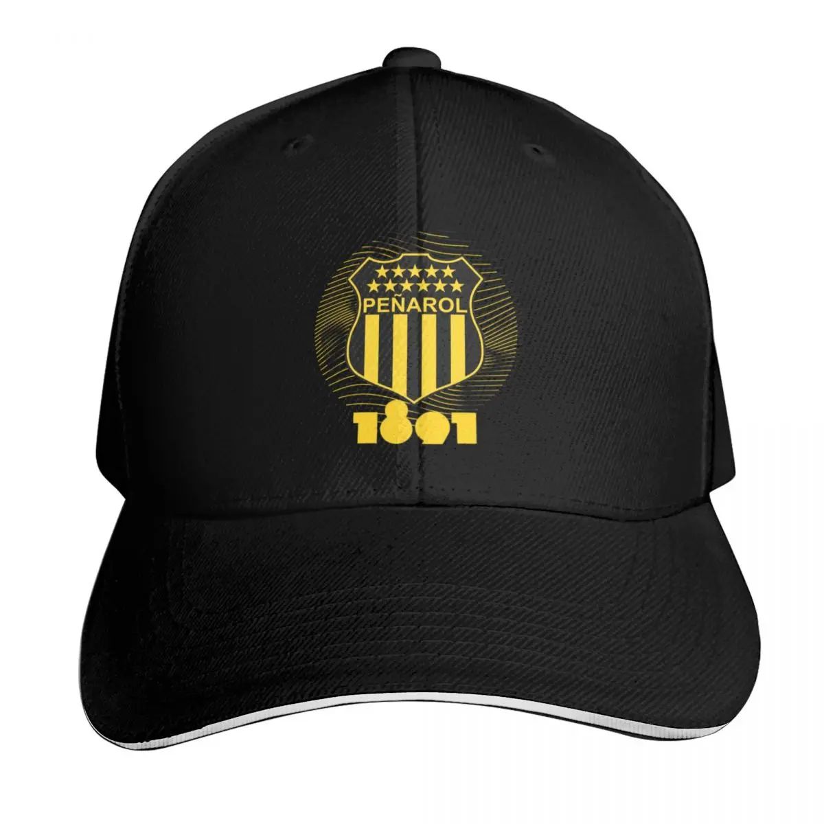 

Pe arol CAP athletic club Uruguay soccer manya Baseball Cap Rugby Fishing cap hiking hat cute Golf Women Men's