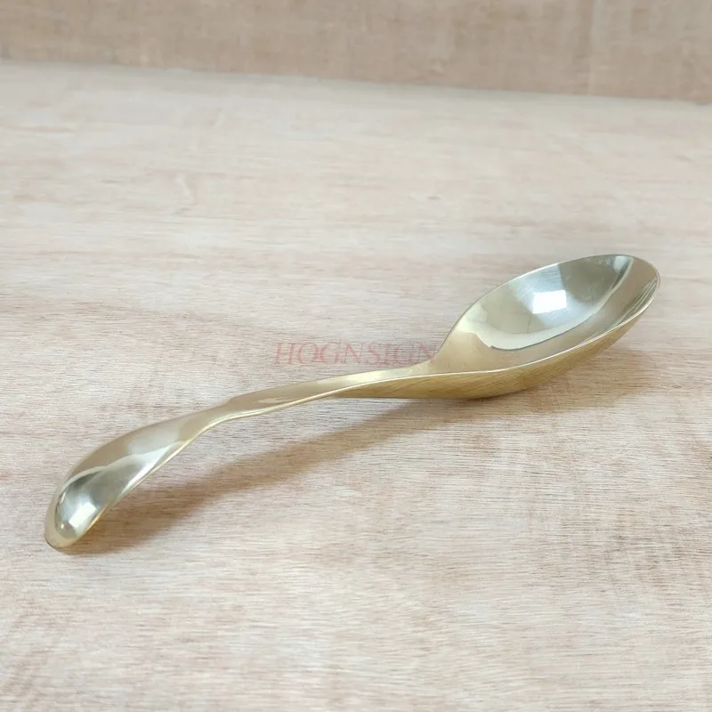 gua sha massage tools Brass scraping board natural horn Body massagers scraping plate Spoon type copper scraping tool