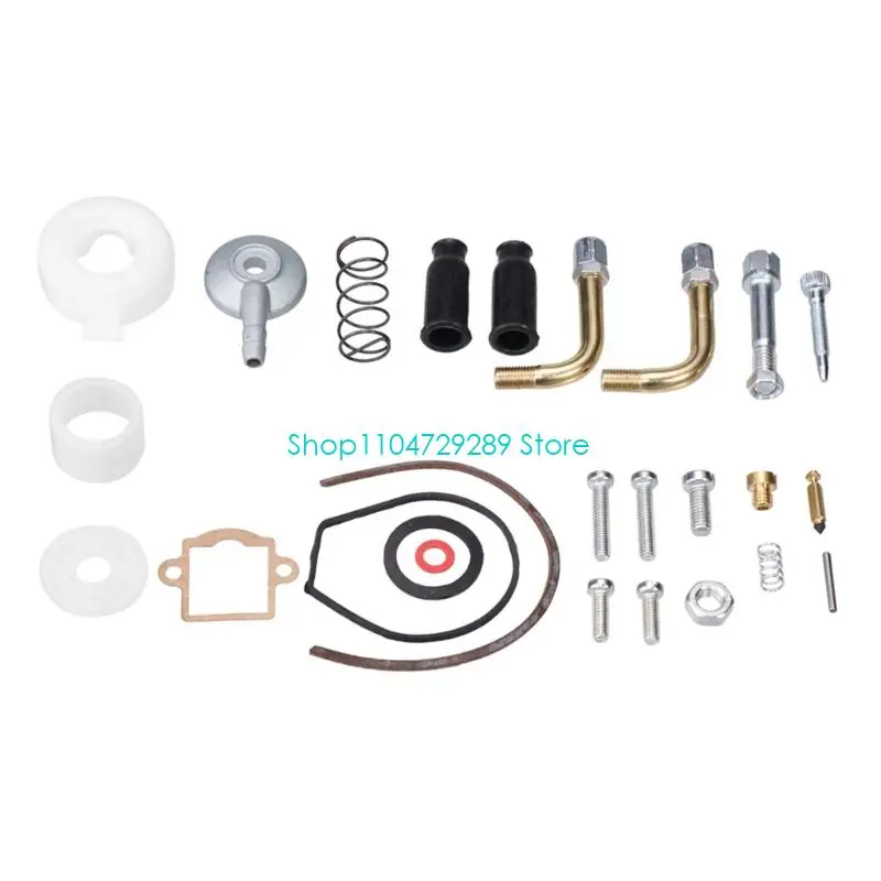 D8KE Carburetor Restoration For Motorcycles Includes Vital Replacement Parts Like Needle Valves Gasket