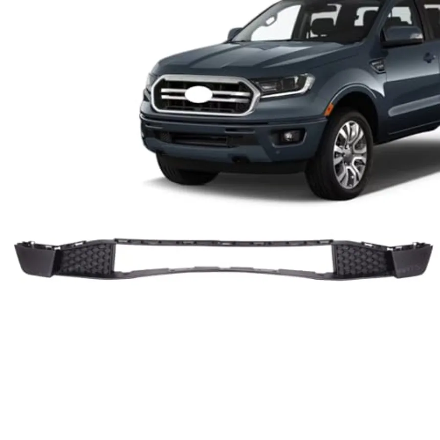 

JX RACING Front Bumper Grille Cover for Ford Ranger 2019-2023 Matte Black Plastic Lower Grille FO1036198 KB3Z17B968B