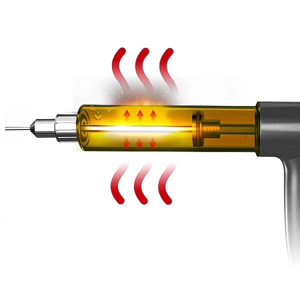 1ml 2ml carrelli spessi pistola di riempimento cartuccia cartuccia olio riempitrice cartuccia riempitrice olio essenziale riempitrice