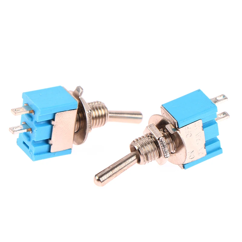 MTS-101 2Pin Switch ON-OFF 2 Position AC125V/6A Mini Toggle Switches Toggle Switches