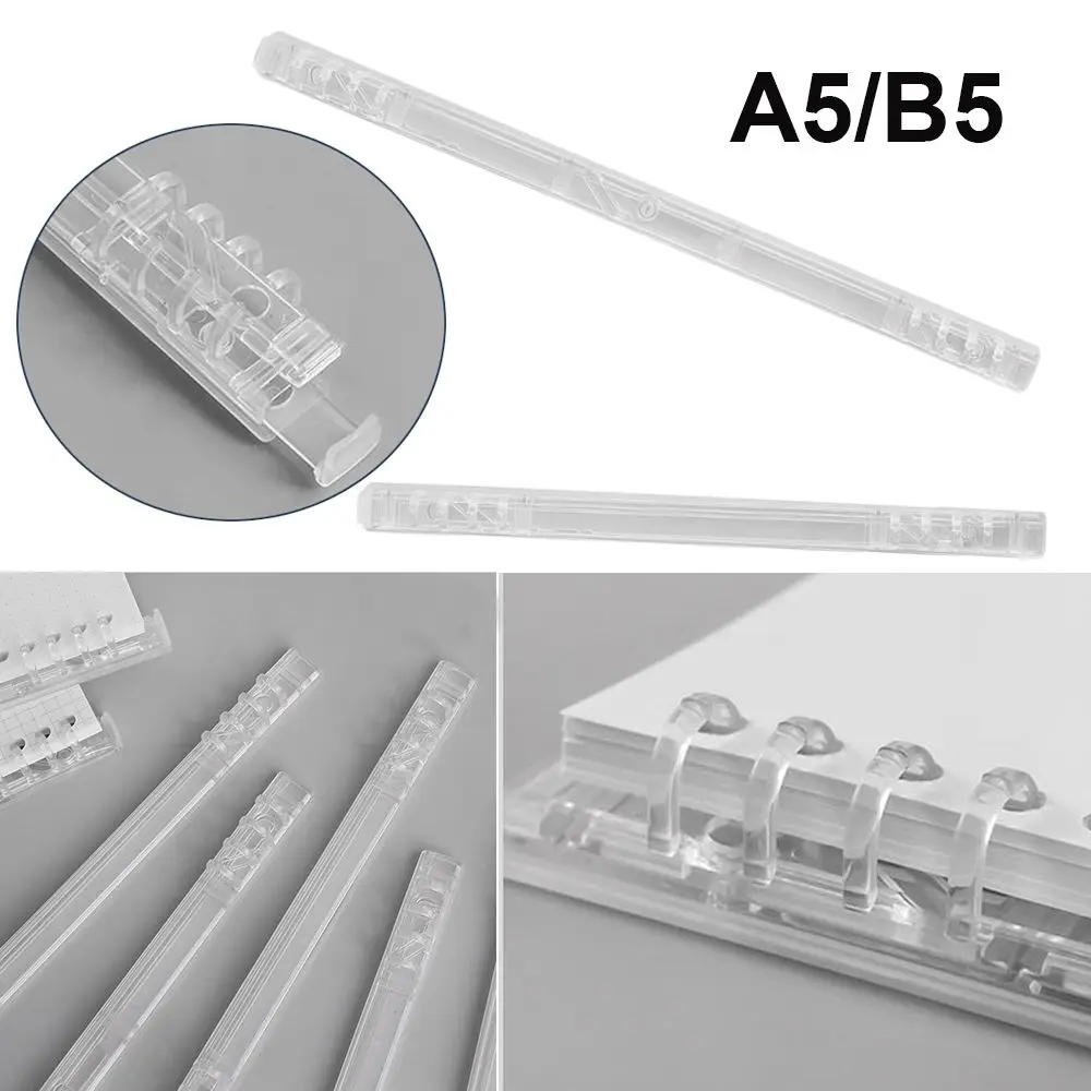 바인더 원형 느슨한 잎 플라스틱 바인딩 링, 20/26 구멍 종이 수집 클립, 노트북 액세서리 문구, A5/B5