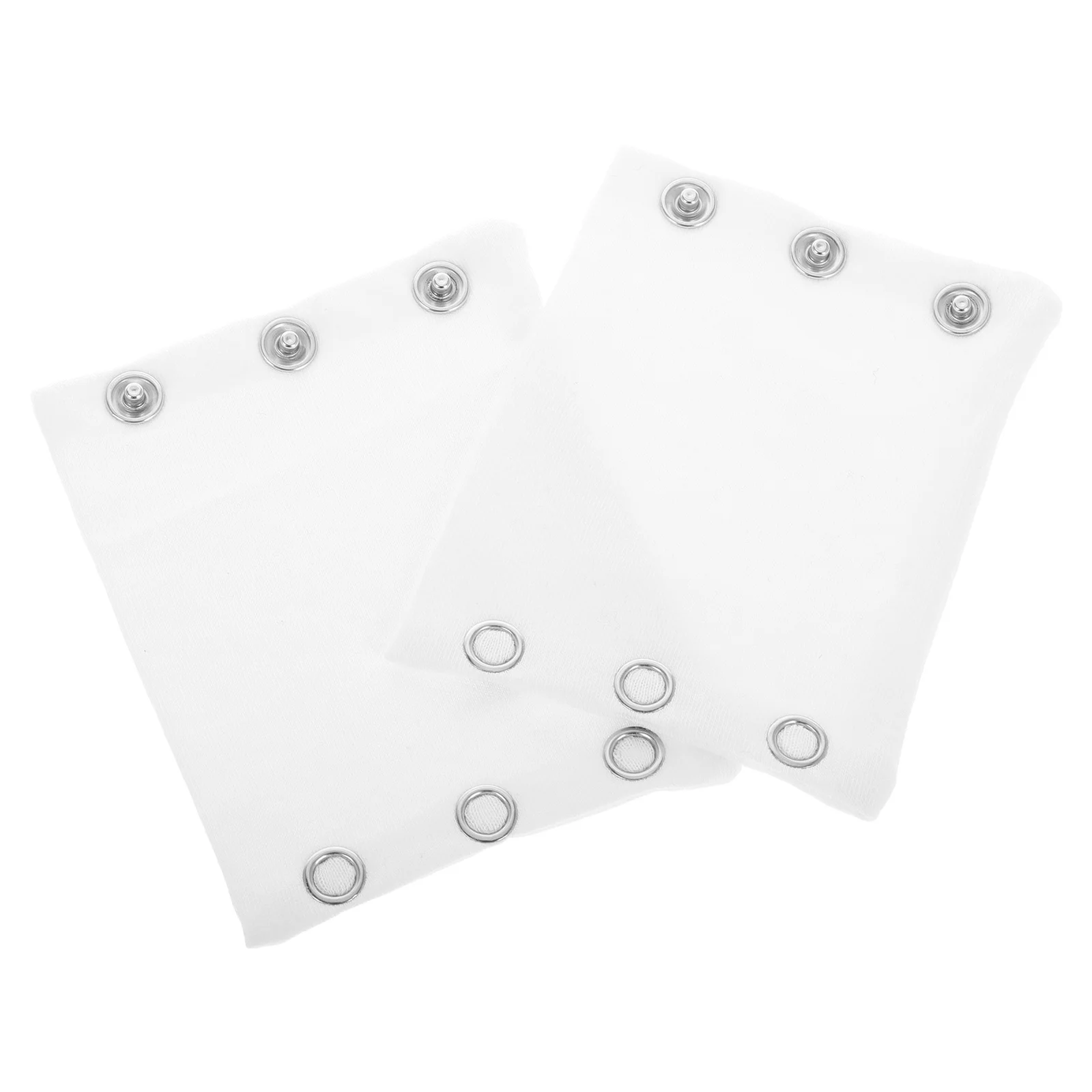 

1 Pair Baby Bodysuit Extender Double Layer Rectangle Jumpsuits Romper Snap Toddler Infant Boy Girl Soft Sturdy Comfortable